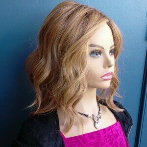 SIMMER ELITE by Raquel Welch, SS Iced Pumpkin Spice, HAND TIED, Extended Lace